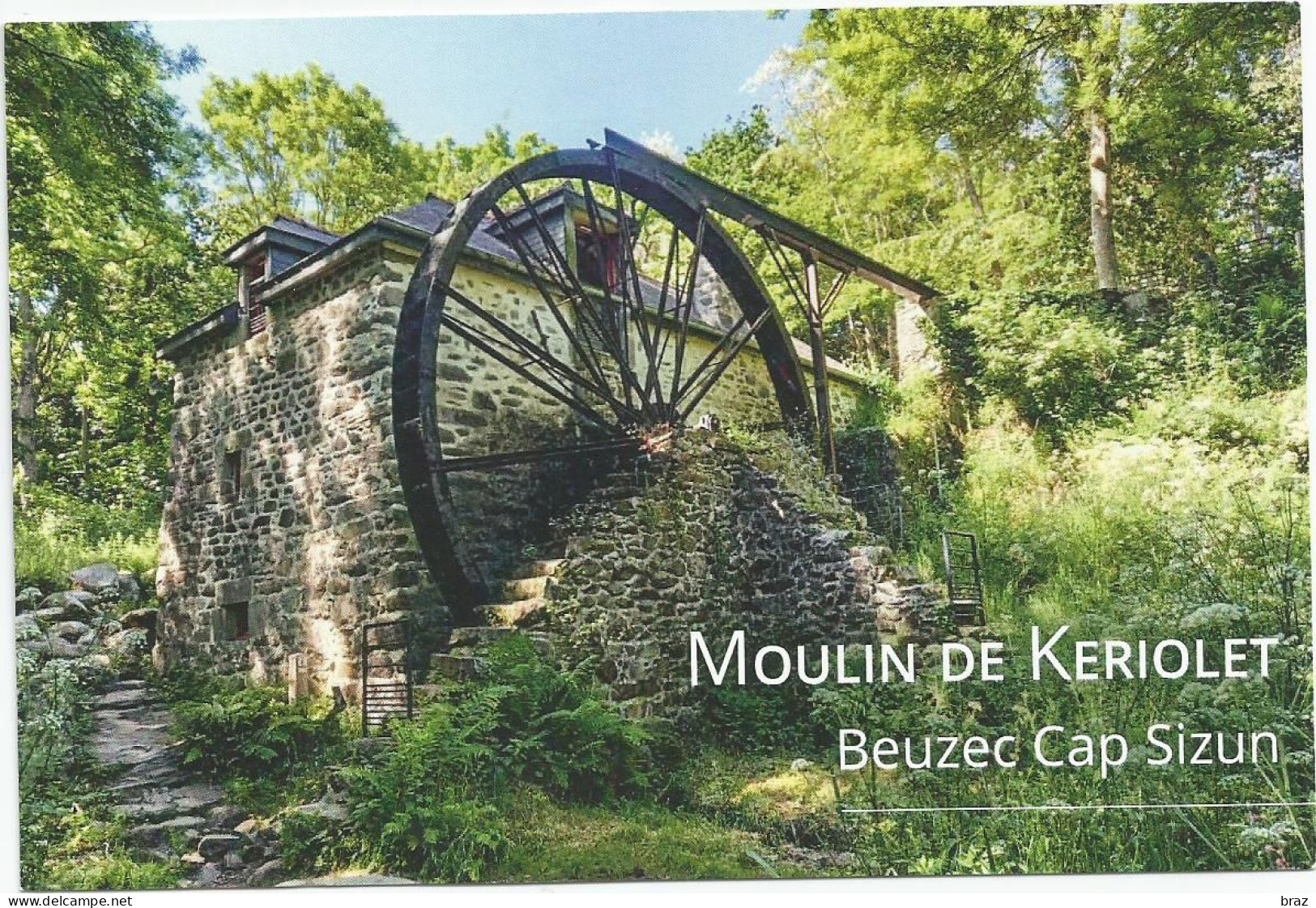 CPM Beuzec Cap Sizun Moulin De Keriolet  (carte Publicitaire) - Beuzec-Cap-Sizun