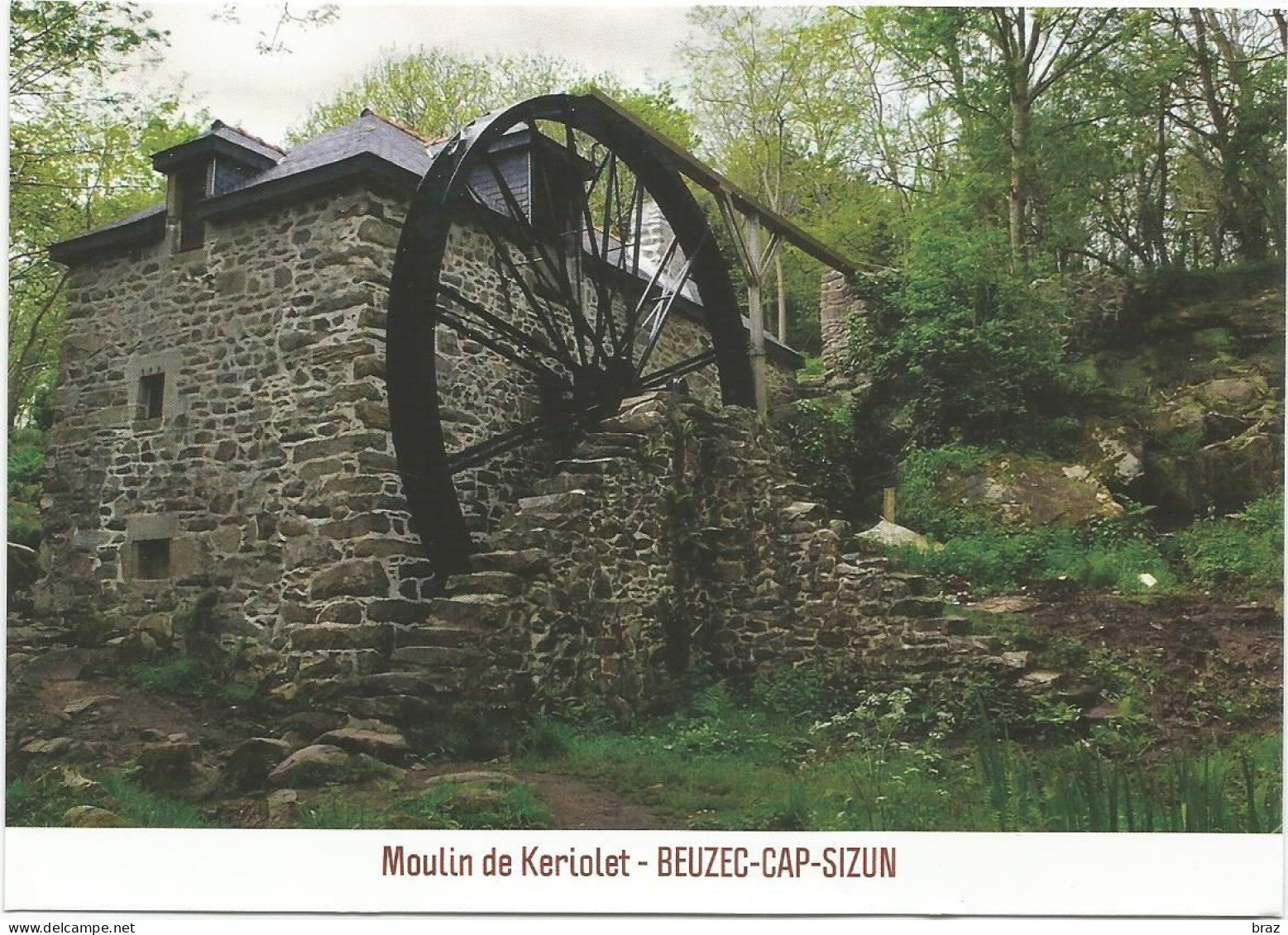 CPM Beuzec Cap Sizun Moulin De Keriolet  (carte Publicitaire) - Beuzec-Cap-Sizun