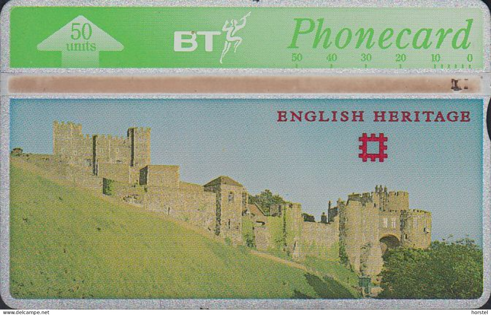 UK Bta 116 English Heritage - Nr.4 Dover Castle - 547B - BT Emissions Publicitaires