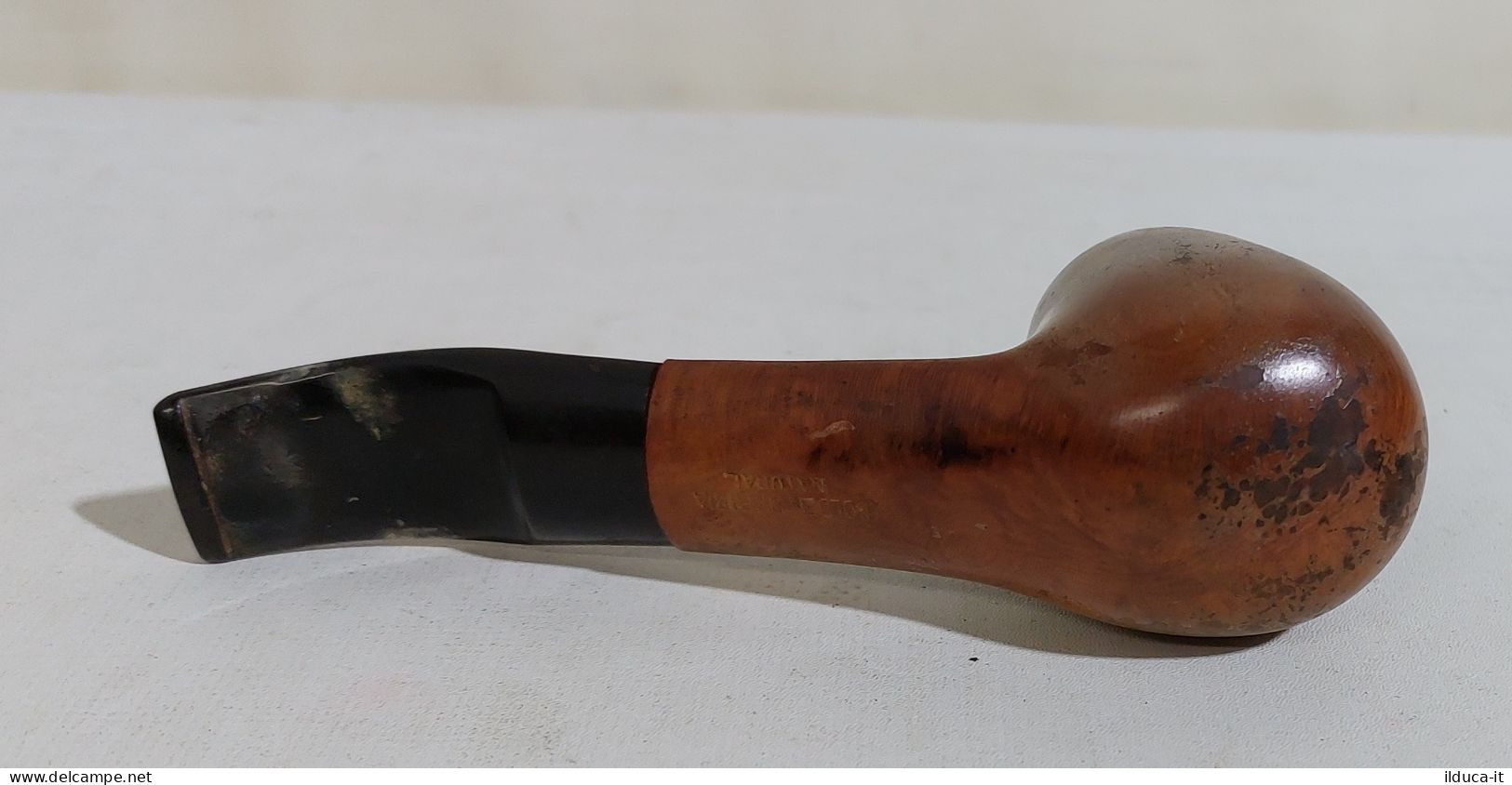 74117 Pipa - BREBBIA - Golden Brebbia Natural - Pipa Fumata - Heather Pipes