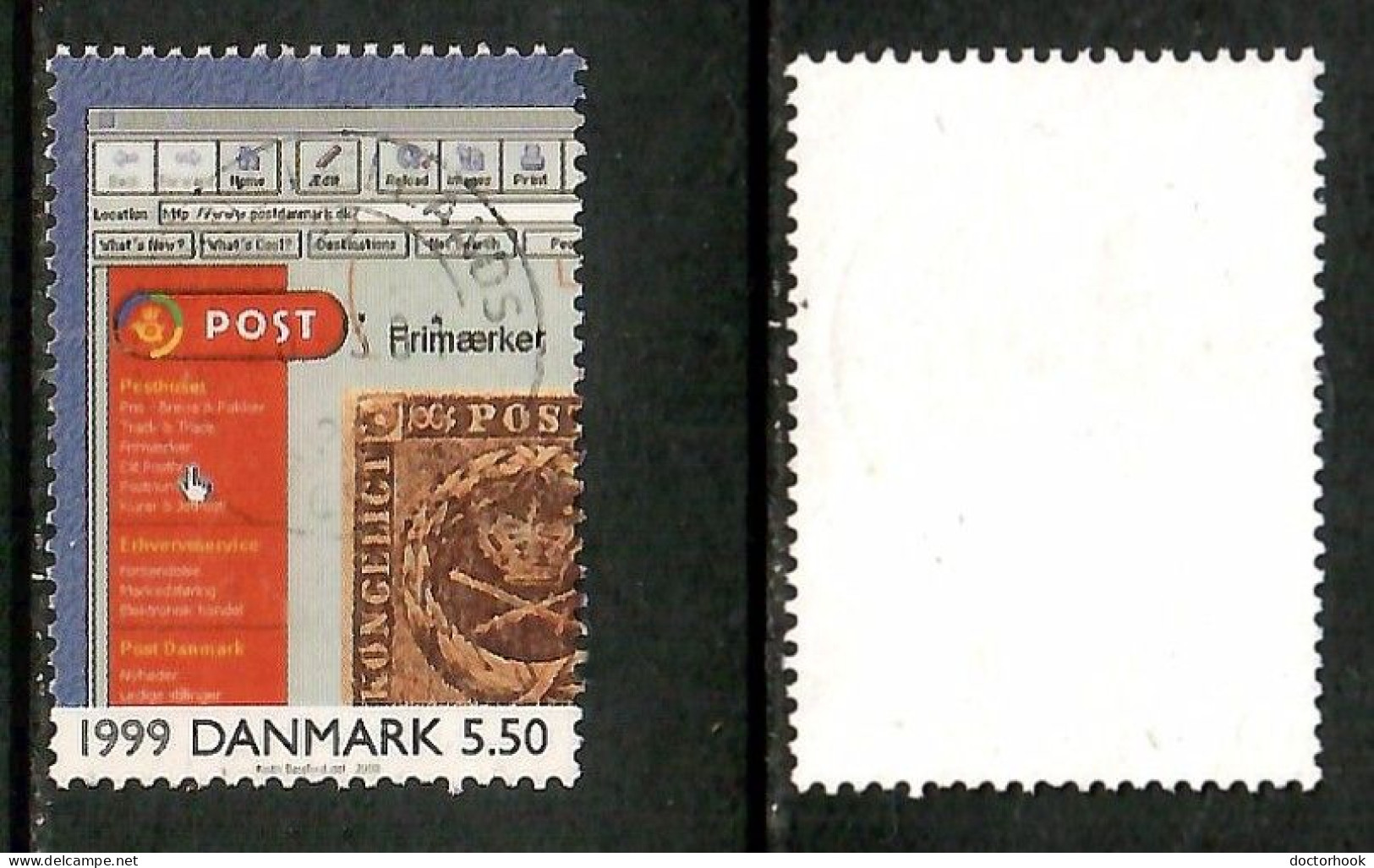 DENMARK   Scott # 1184 USED (CONDITION PER SCAN) (Stamp Scan # 1024-17) - Usado