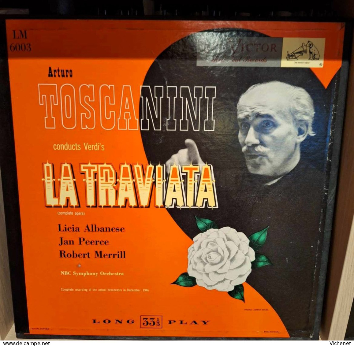 Verdi - Toscanini - LaTraviata (Complete Opera) (coffret 2 LP's + Booklet) - Opéra & Opérette