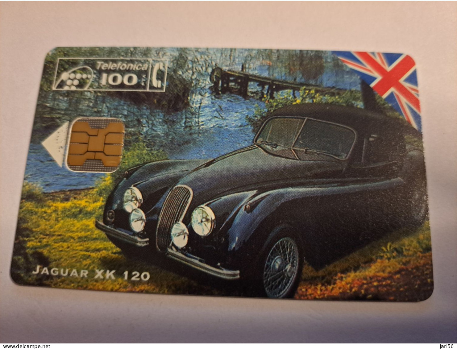 SPAIN/ ESPANA /1000 UNITS / JAGUAR XK 120/ CAR/AUTO/  / /    /TIRADA 4000 EX   /  MINT    CHIP CARD  **16120** - Basisausgaben