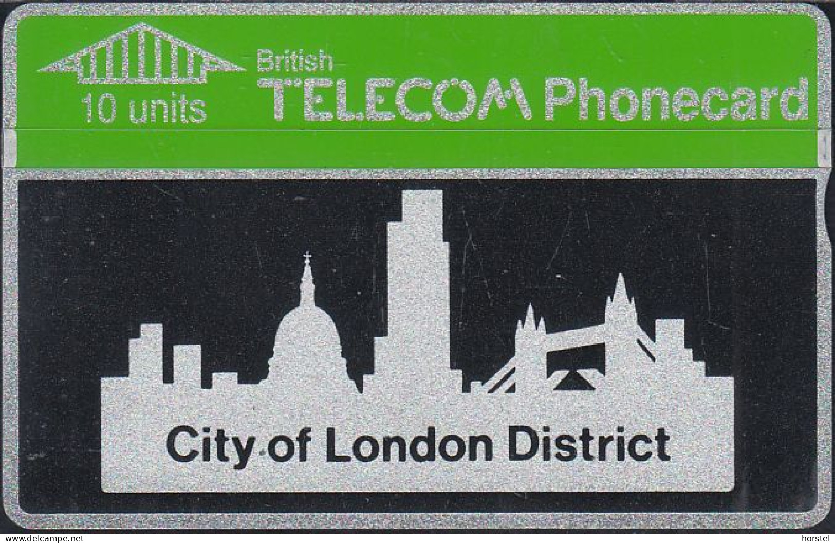 UK British Telecom Phonecard - L&G Bti 0004 - 10 Units - City Of London District - 123A - Mint - BT Internal Issues