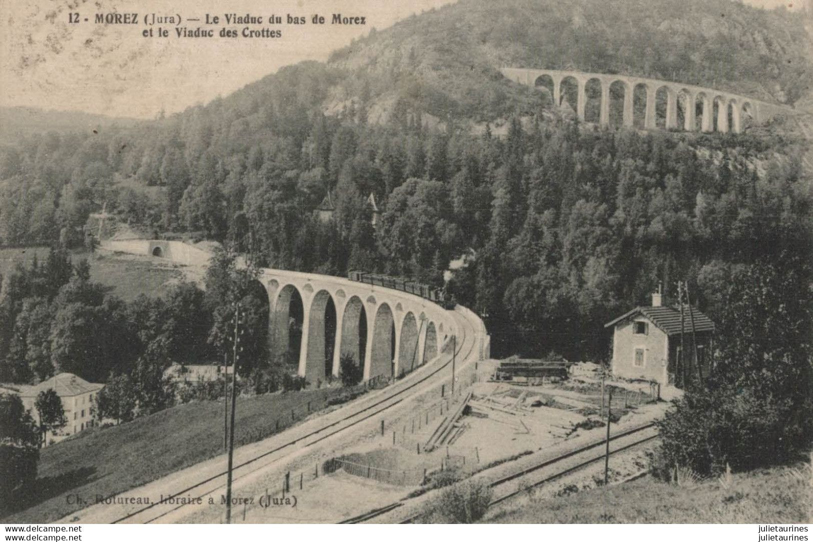 MOREZ LE VIADUC DU BAS DE MOREZ ET LE VIADUC DES GROTTES CPA BON ETAT - Structures