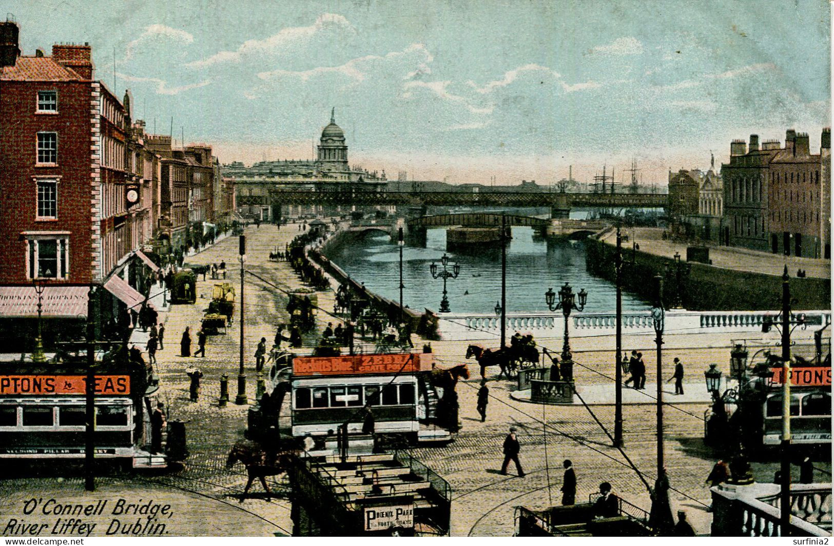 IRELAND - DUBLIN - O'CONNELL BRIDGE, RIVER LIFFEY  I585 - Dublin