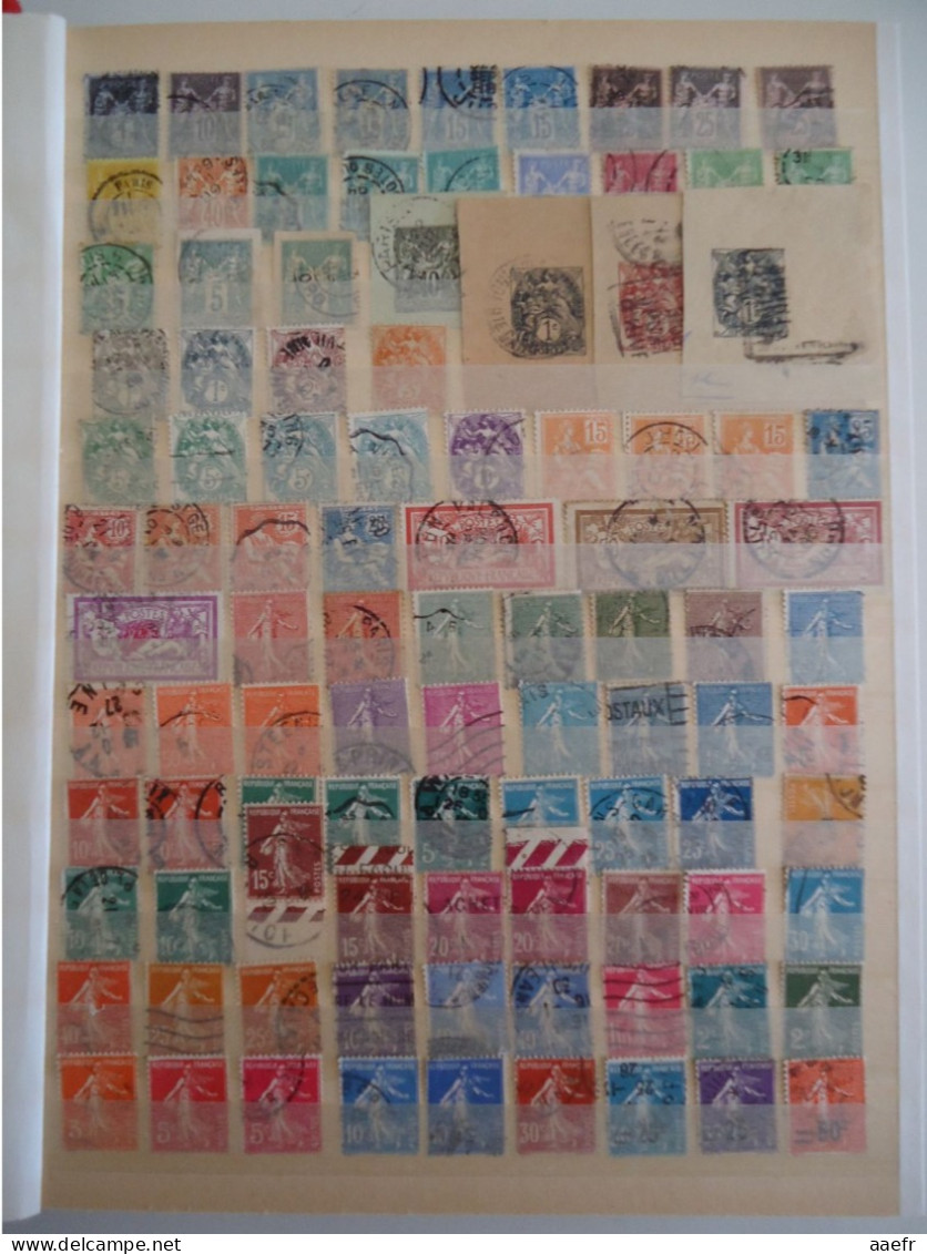 France 1876/2022 - 1231 Timbres Différents + 18 Lettres Et Documents - 119 MNH - 40 Séries Complètes - Sammlungen (im Alben)