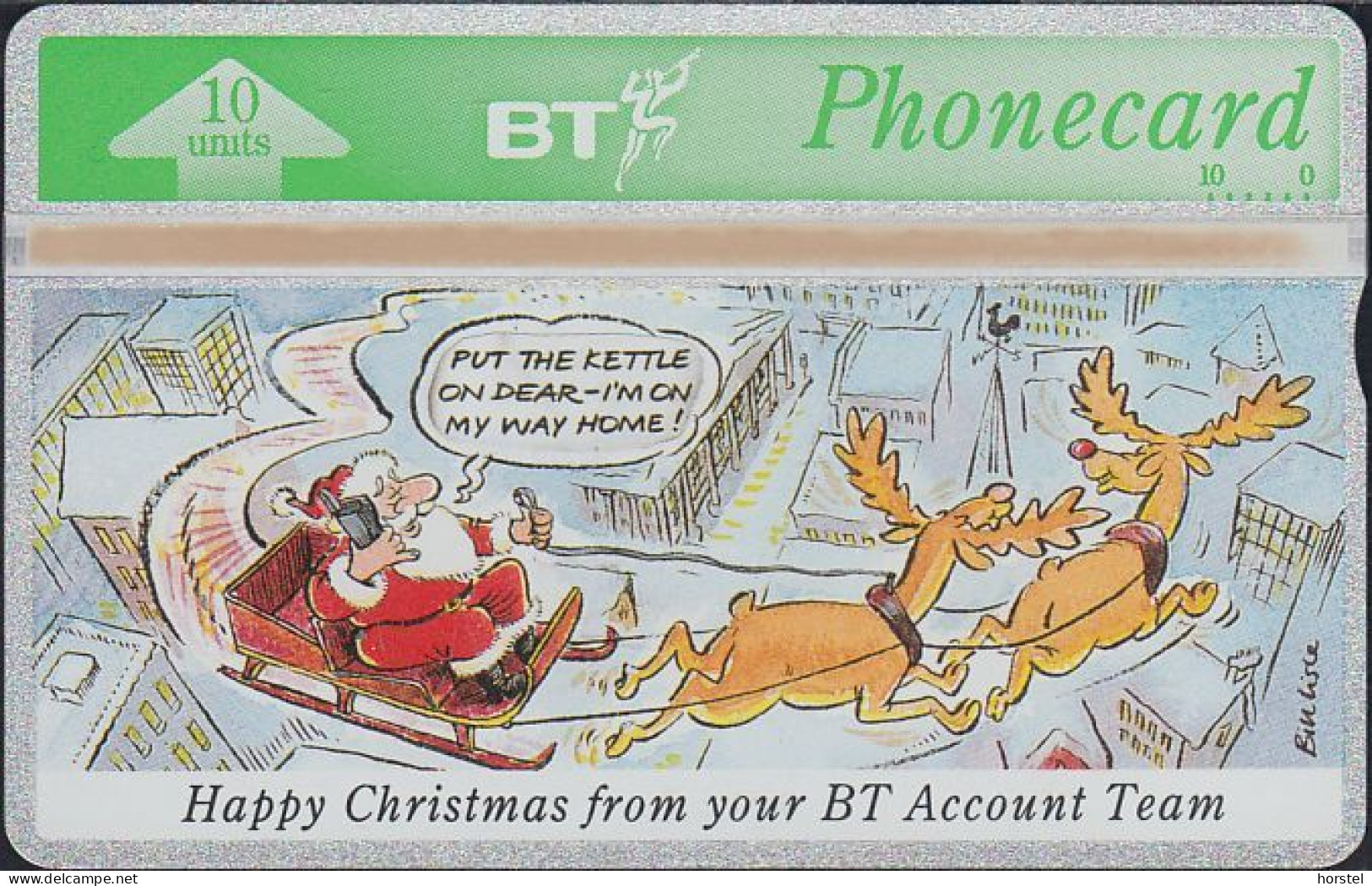 UK Phonecard - L&G - Bti041 - 10 Units - Happy Chistmas 1992 - Comic- BT Account Team - 271E - Mint - BT Emissioni Interne