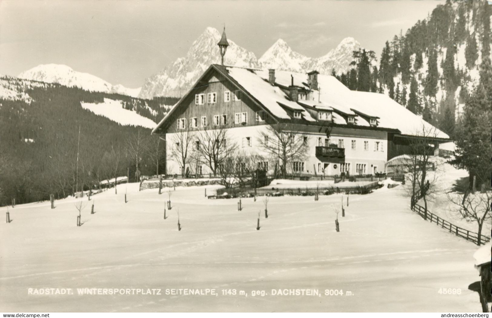 Radstadt - Wintersportplatz Seitenalpe Gegen Dachstein - Radstadt