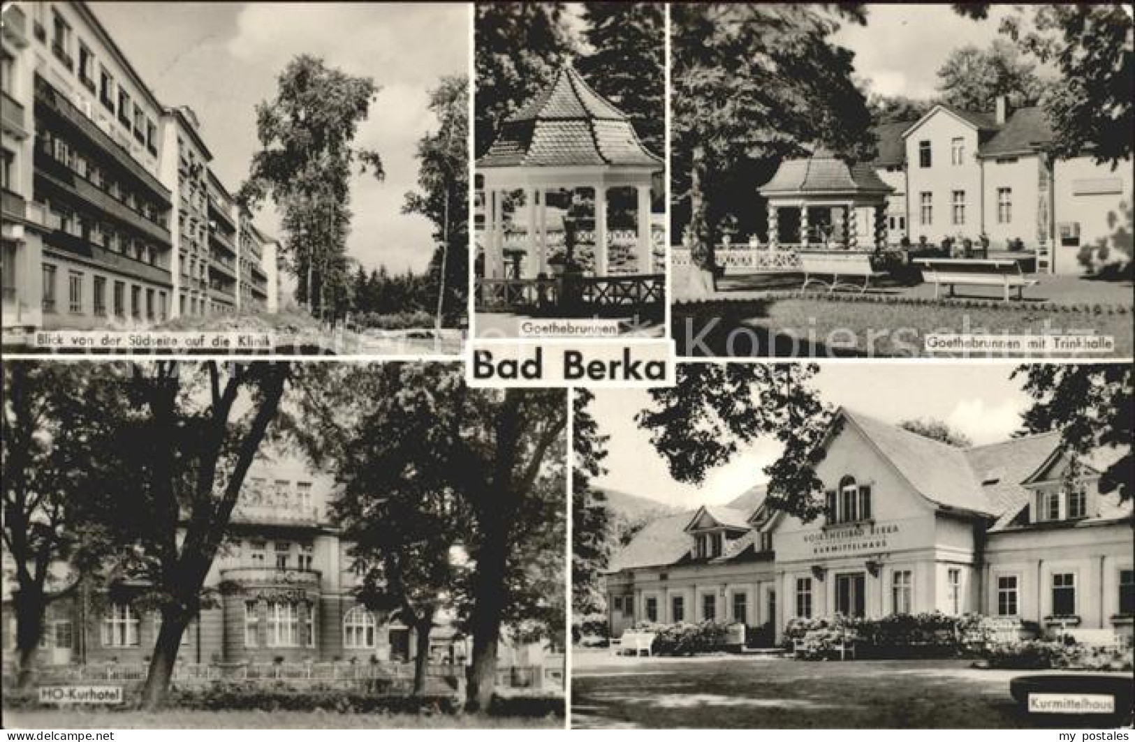 41836236 Bad Berka Blick Suedseite Klinik Goethebrunnen Trinkhalle  Bad Berka - Bad Berka