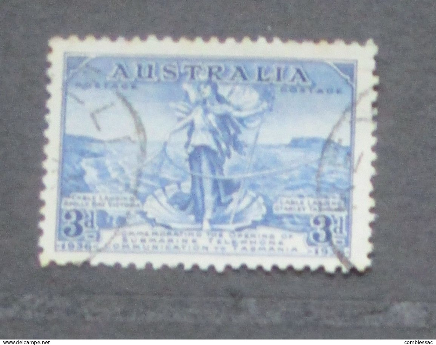 AUSTRALIA    1936    Opening  Of  Telephone  Cable    3d  Blue         USED - Used Stamps