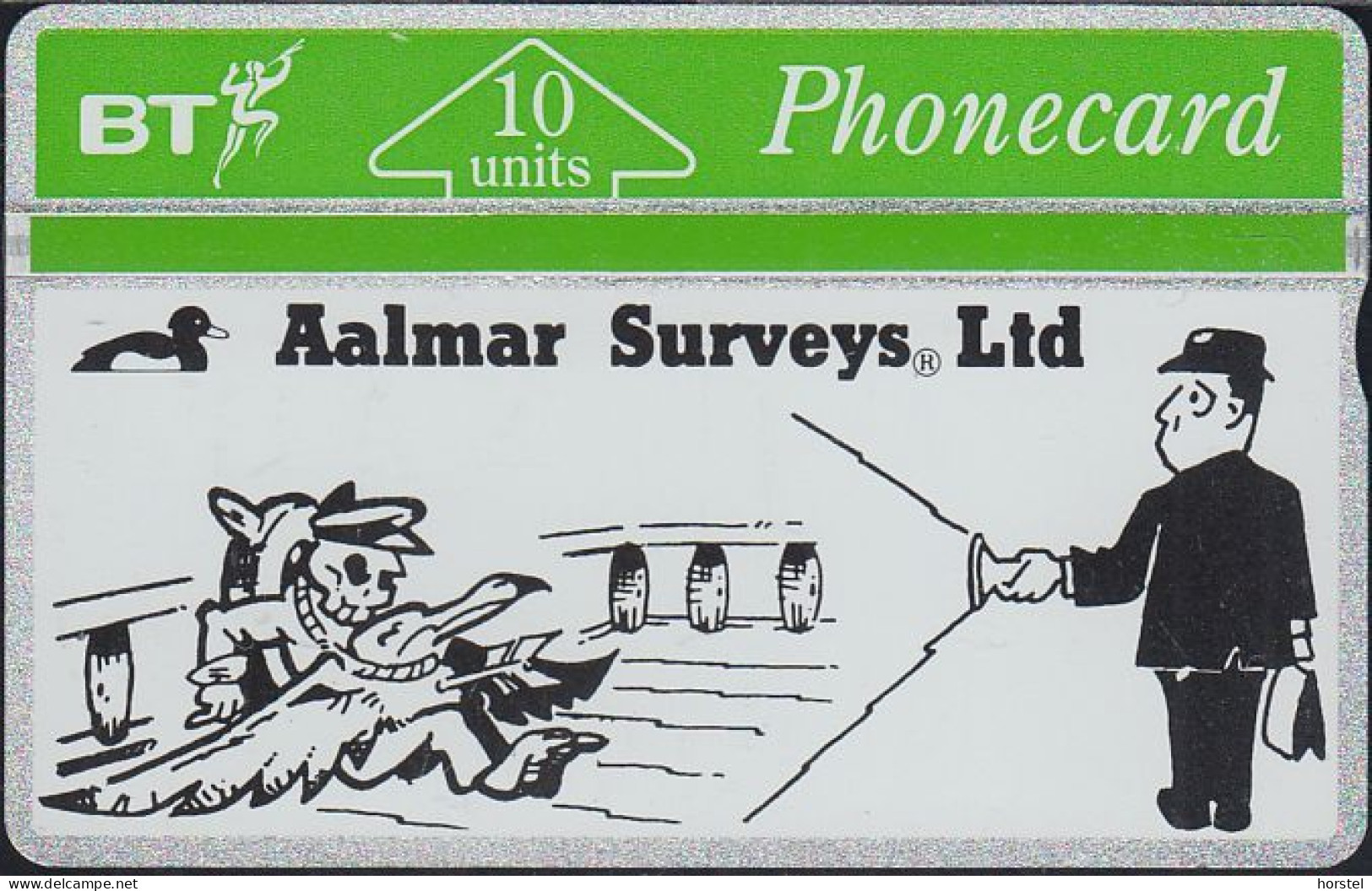 UK Phonecard - L&G - BTP072 - 10 Units - Aalmar Surveys Ltd (4) - Comic: Albatross - 262H - Mint - BT Emissioni Pubblicitarie