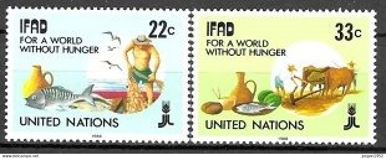 UNITED NATIONS # NEW YORK FROM 1988 STAMPWORLD 544-45** - Neufs