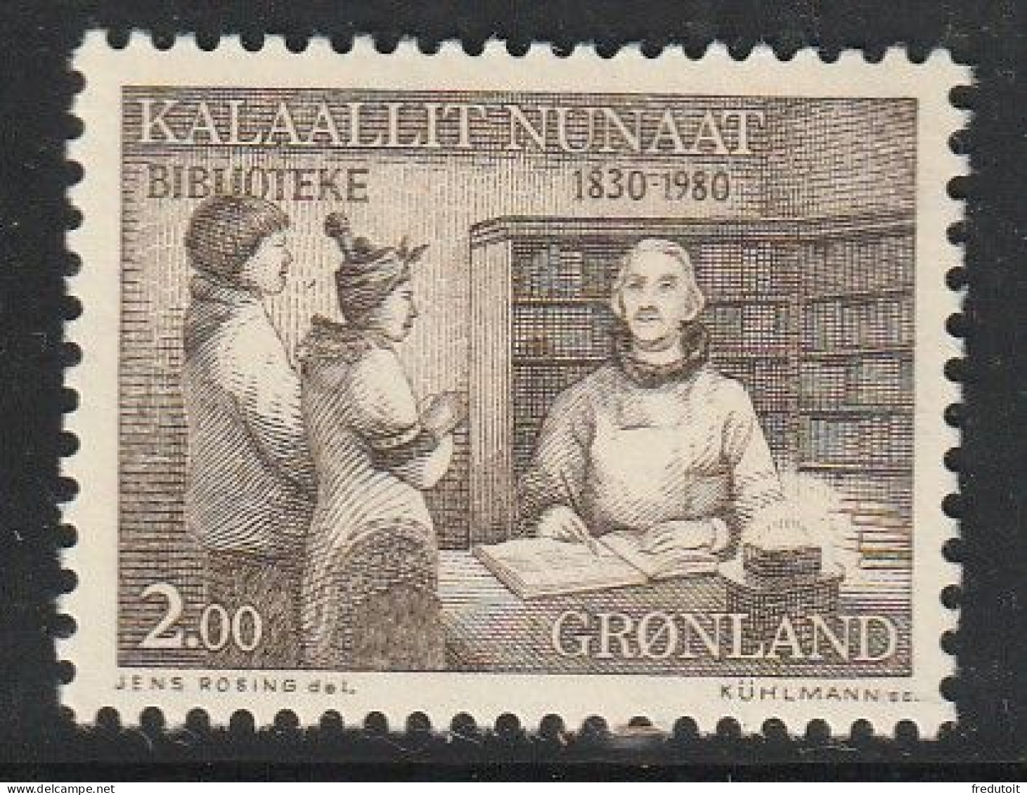GROENLAND - N°111 ** (1980) - Unused Stamps