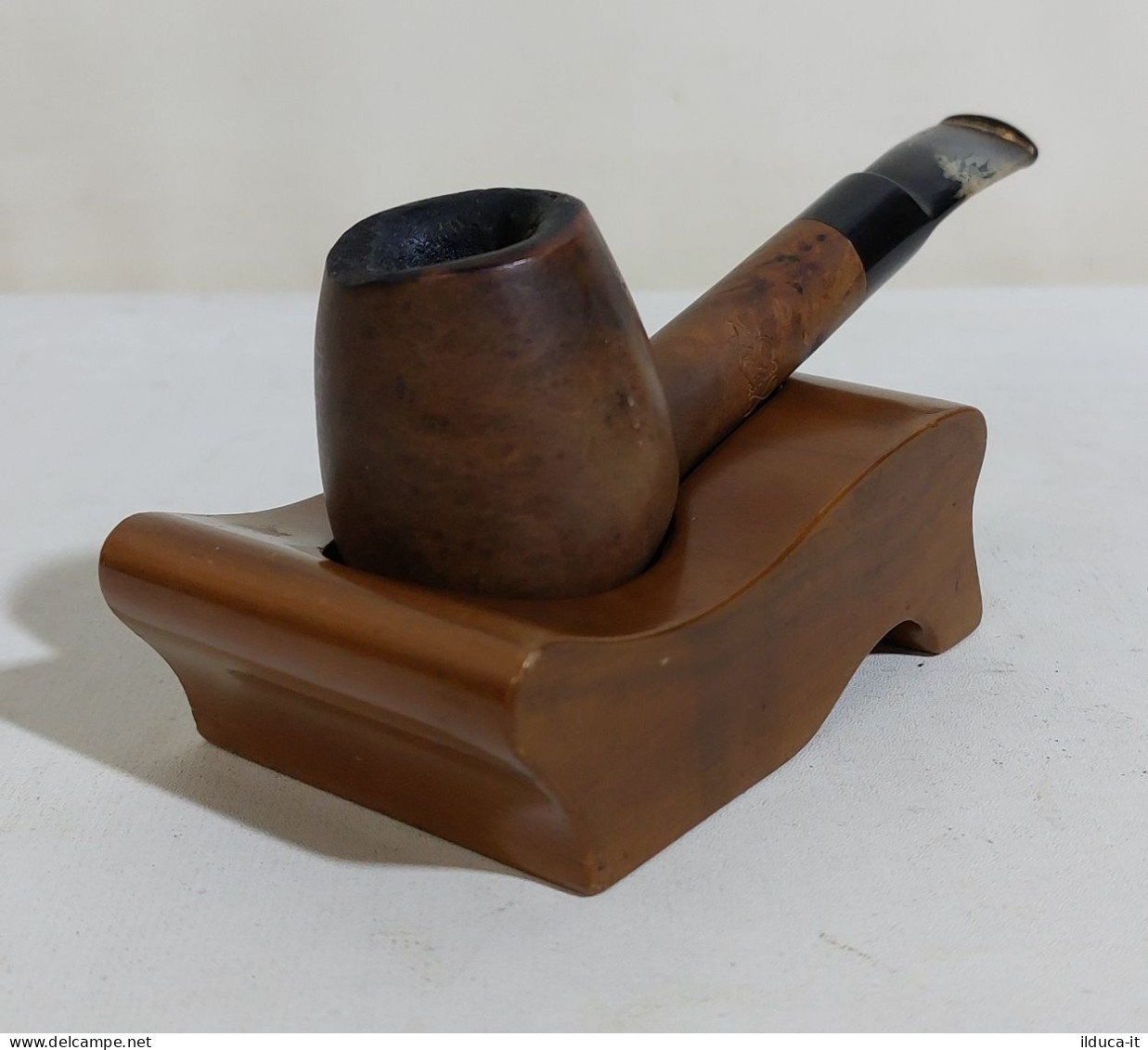 74128 Pipa Di Legno - FUMERIA RIGGIO - Made In Italy - Pipa Fumata - Pipe In Bruyère