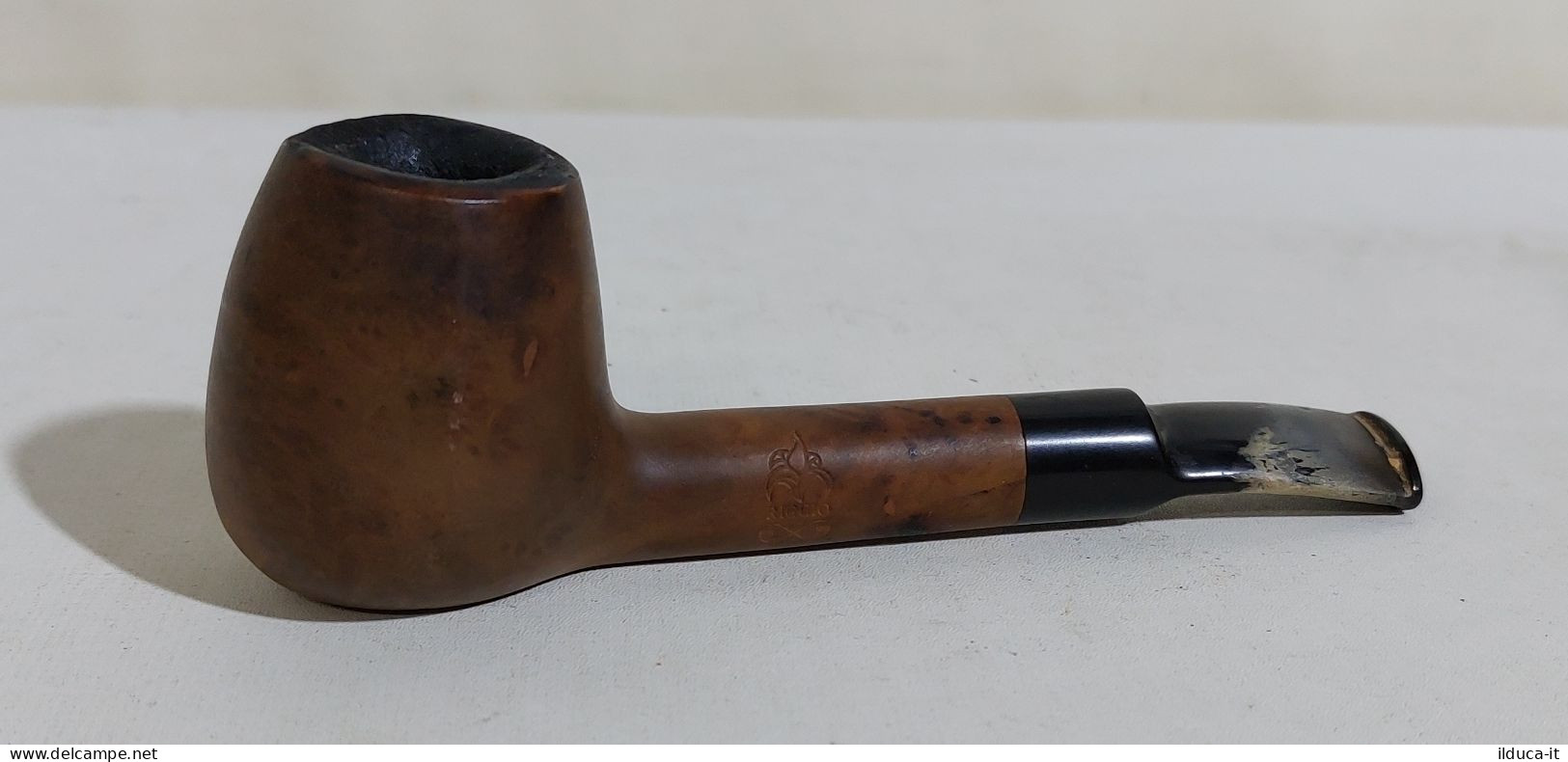 74128 Pipa Di Legno - FUMERIA RIGGIO - Made In Italy - Pipa Fumata - Pipe In Bruyère