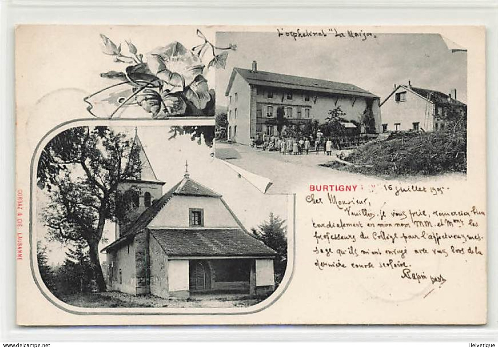 Burtigny L'orphelinat "La Maison L'Eglise - Burtigny