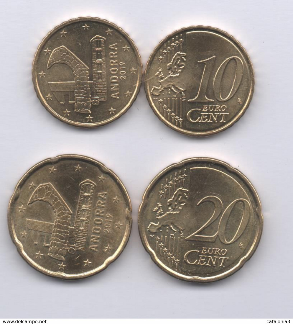ANDORRA - 10 + 20 Euro Cents - Andorra