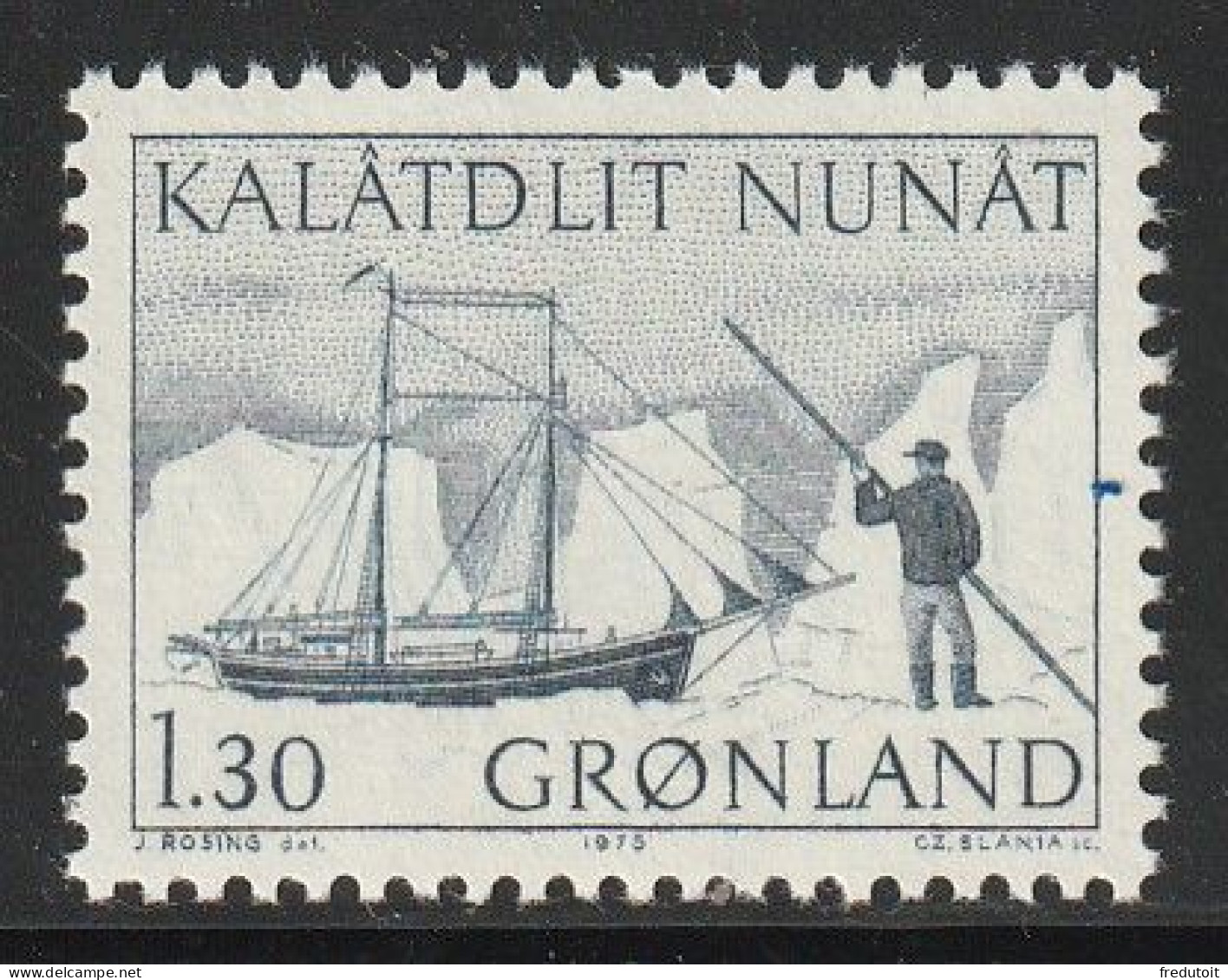 GROENLAND - N°81 ** (1975) - Unused Stamps