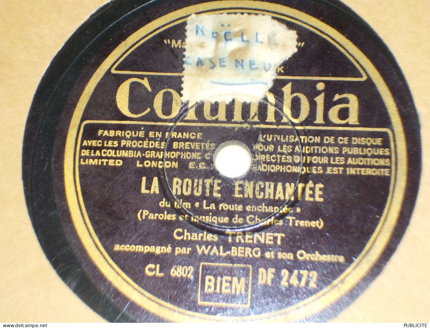 DISQUE 78 TOURS CHANSON OPTIMISTE ET FOX TROT GEORGES MILTON 1930 - 78 Rpm - Schellackplatten