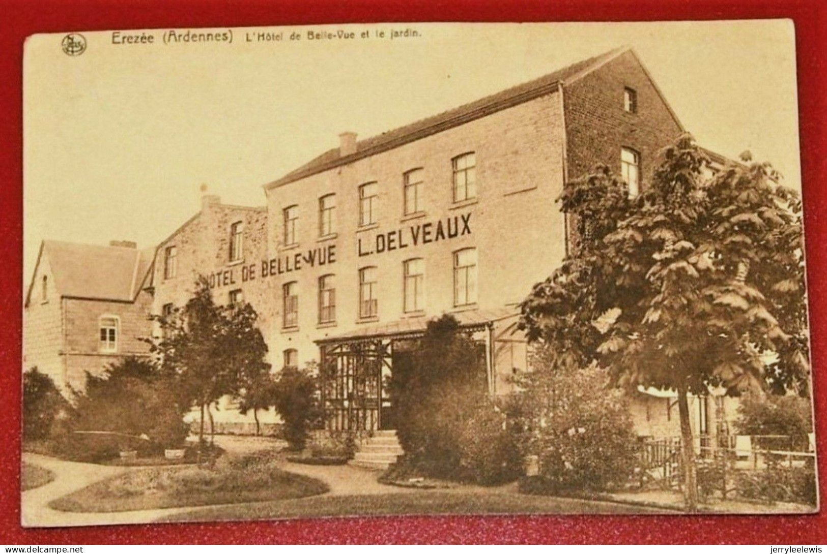 EREZEE  -    L'Hôtel De Belle-Vue Et Le Jardin    -  1929 - Erezee