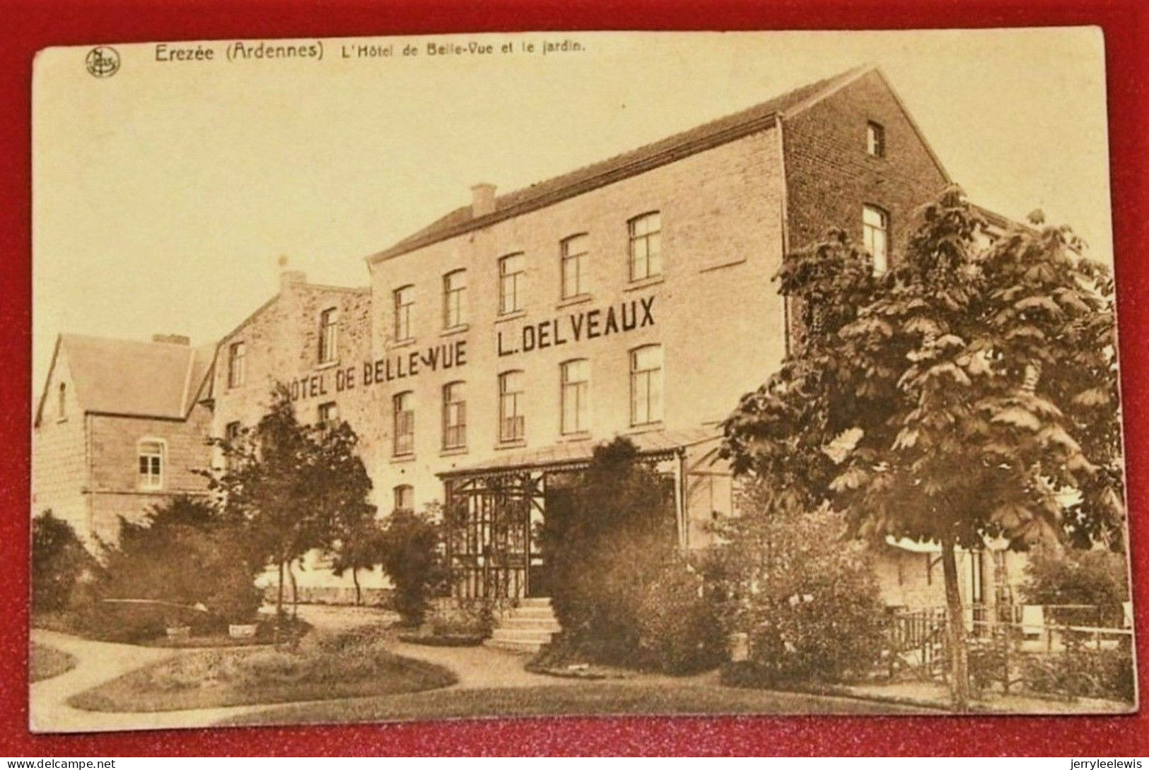 EREZEE  -    L'Hôtel De Belle-Vue Et Le Jardin    -  1929 - Erezée
