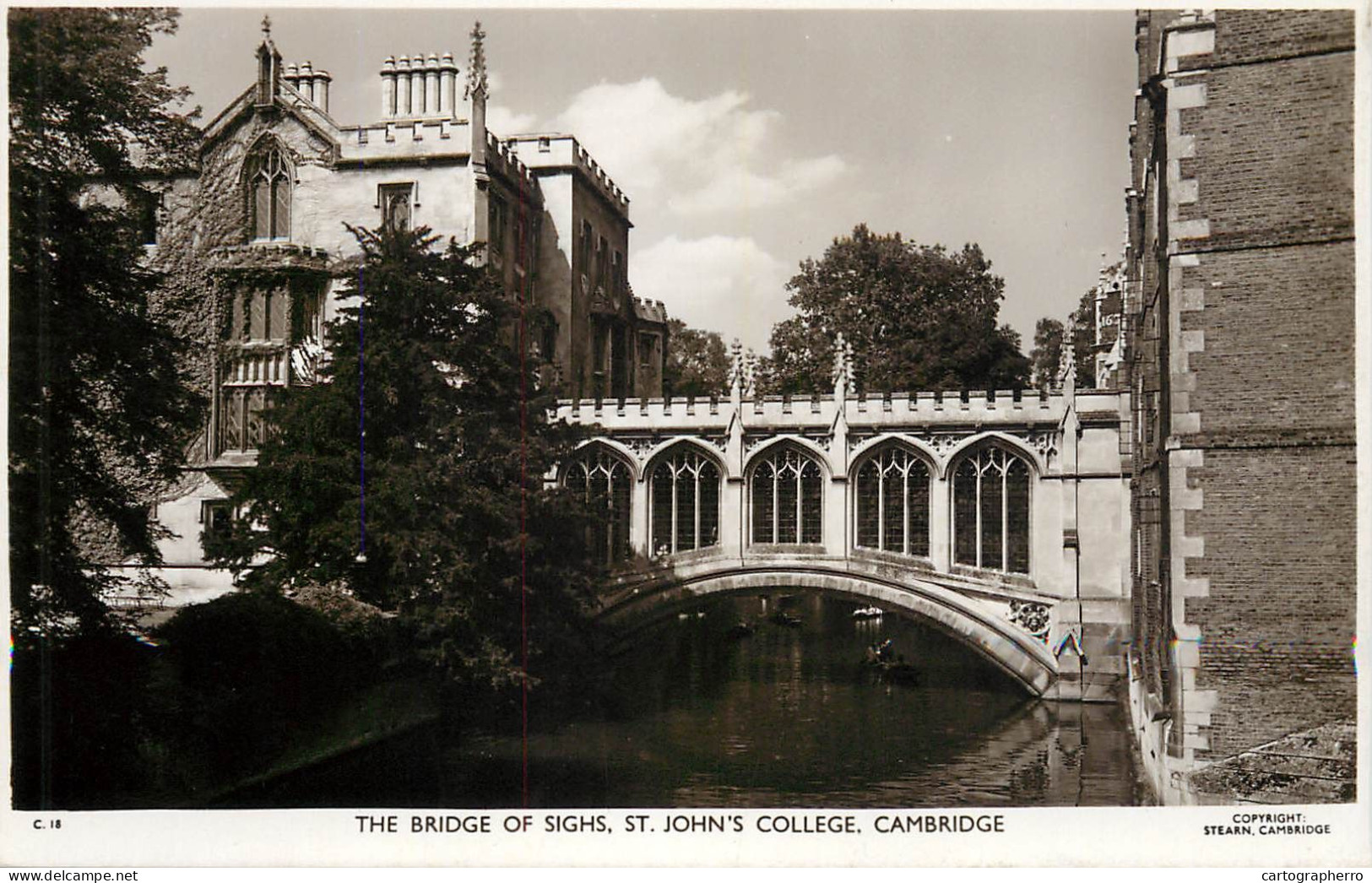 United Kingdom England Cambridge Bridge Of Sighs St. John College - Cambridge