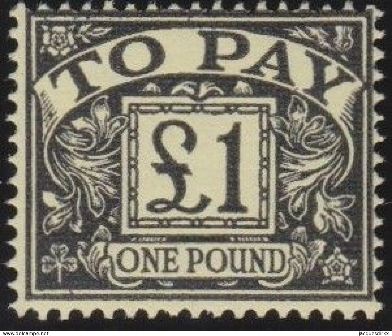 Great Britain        .   Y&T    .   Taxe  65  (2 Scans)     .   **     .     MNH - Impuestos