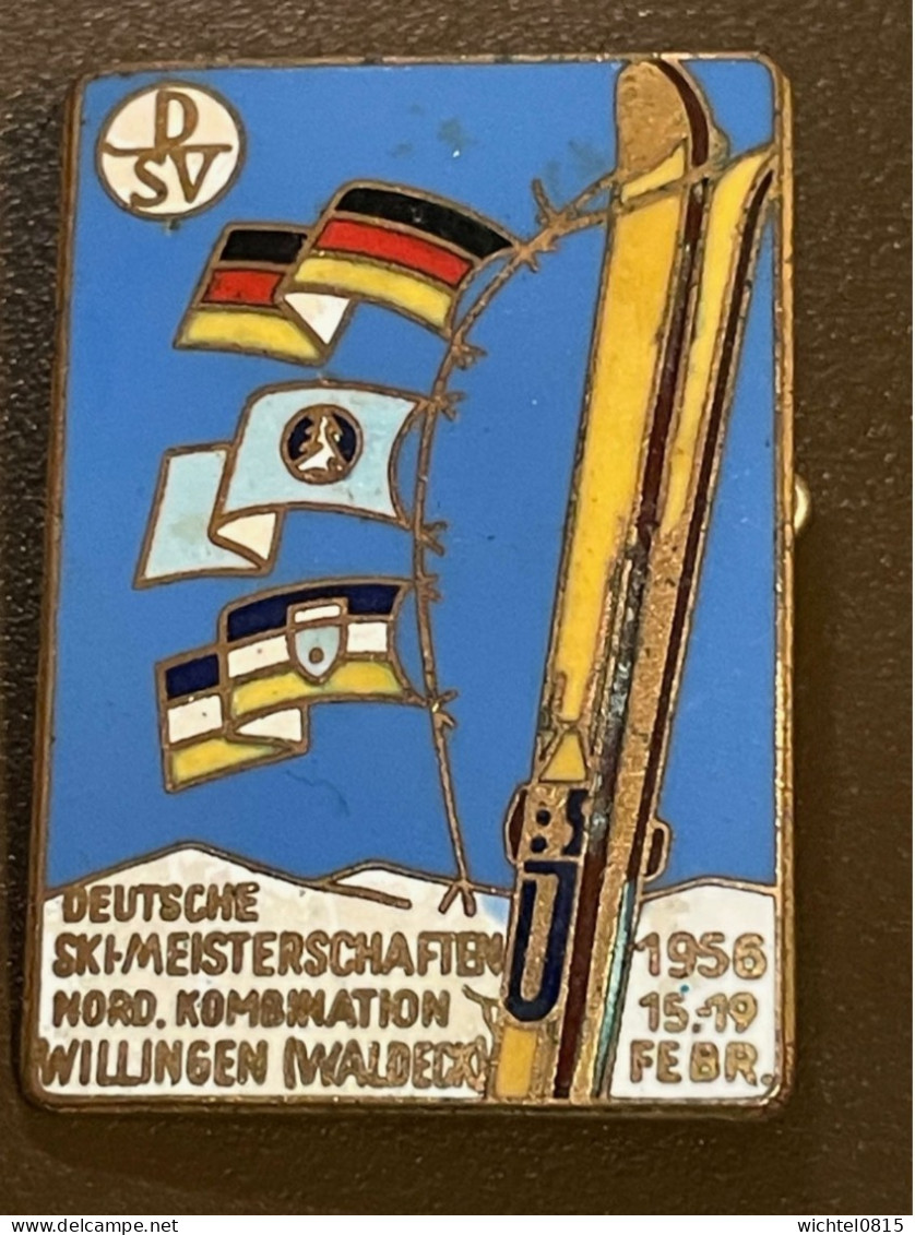 Ski Meisterschaften Willingen 1956 -Anstecknadel Germany, Deutschland - Other & Unclassified