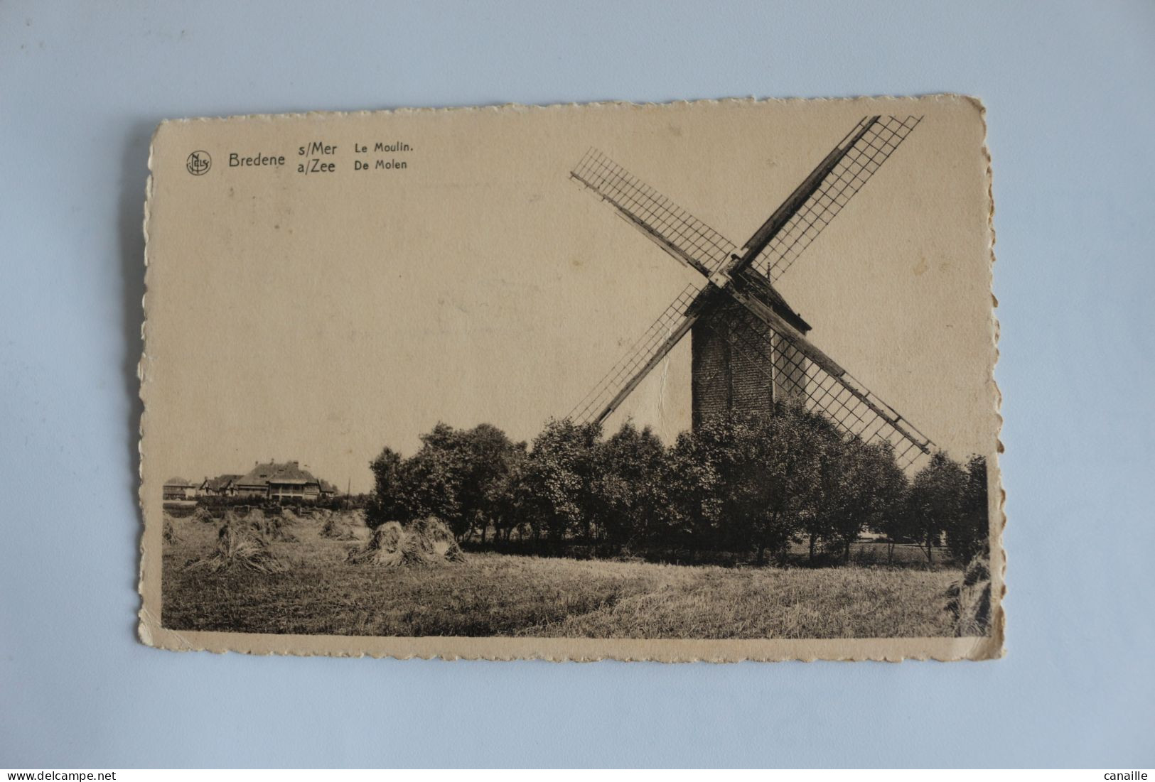 O-K 80 / Flandre Occidentale -  Breedene Bredene, S/Mer - De Molen Le Moulin / 1951 - Bredene