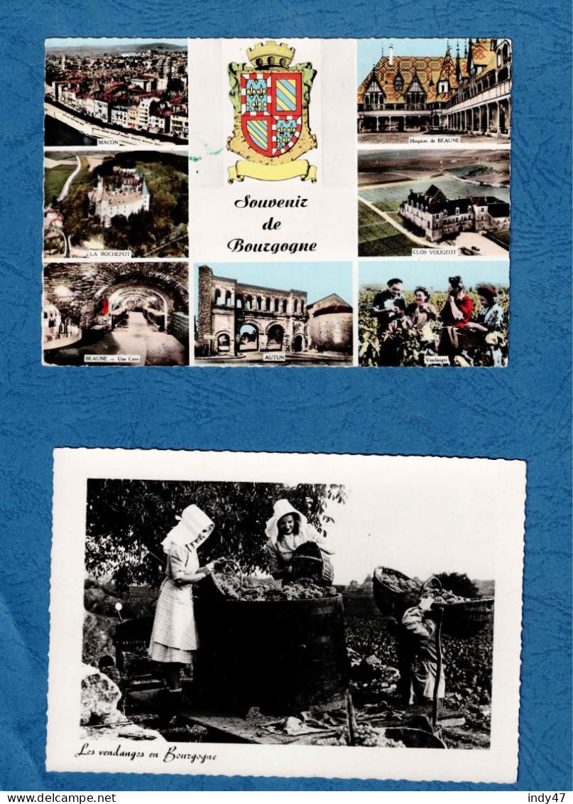 REGION BOURGOGNE - Lot 7 Cartes Postales - Bourgogne