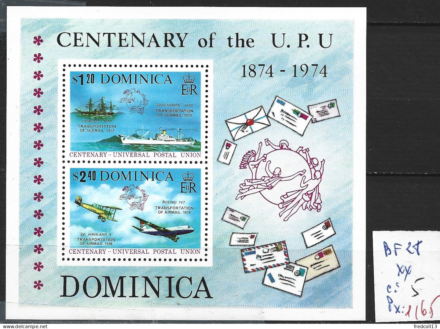 DOMINIQUE BF 28 ** Côte 5 € - Dominica (...-1978)