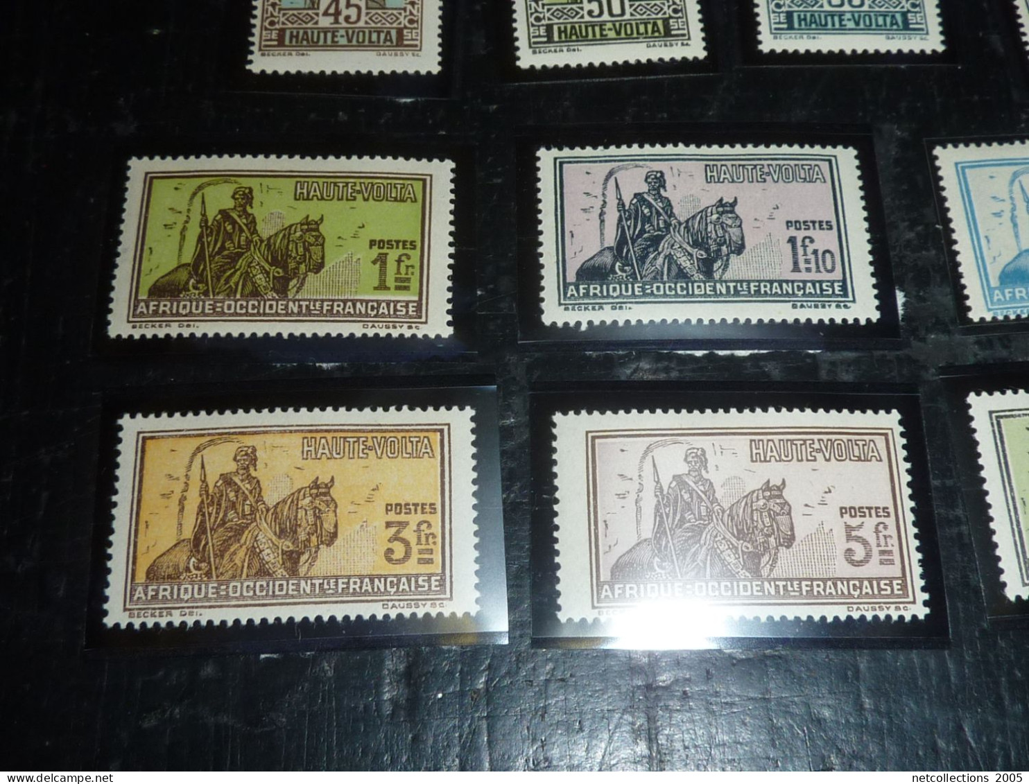 HAUTE VOLTA 1928 N°43/65  - NEUF AVEC ET SANS CHARNIERE (CV) - Unused Stamps