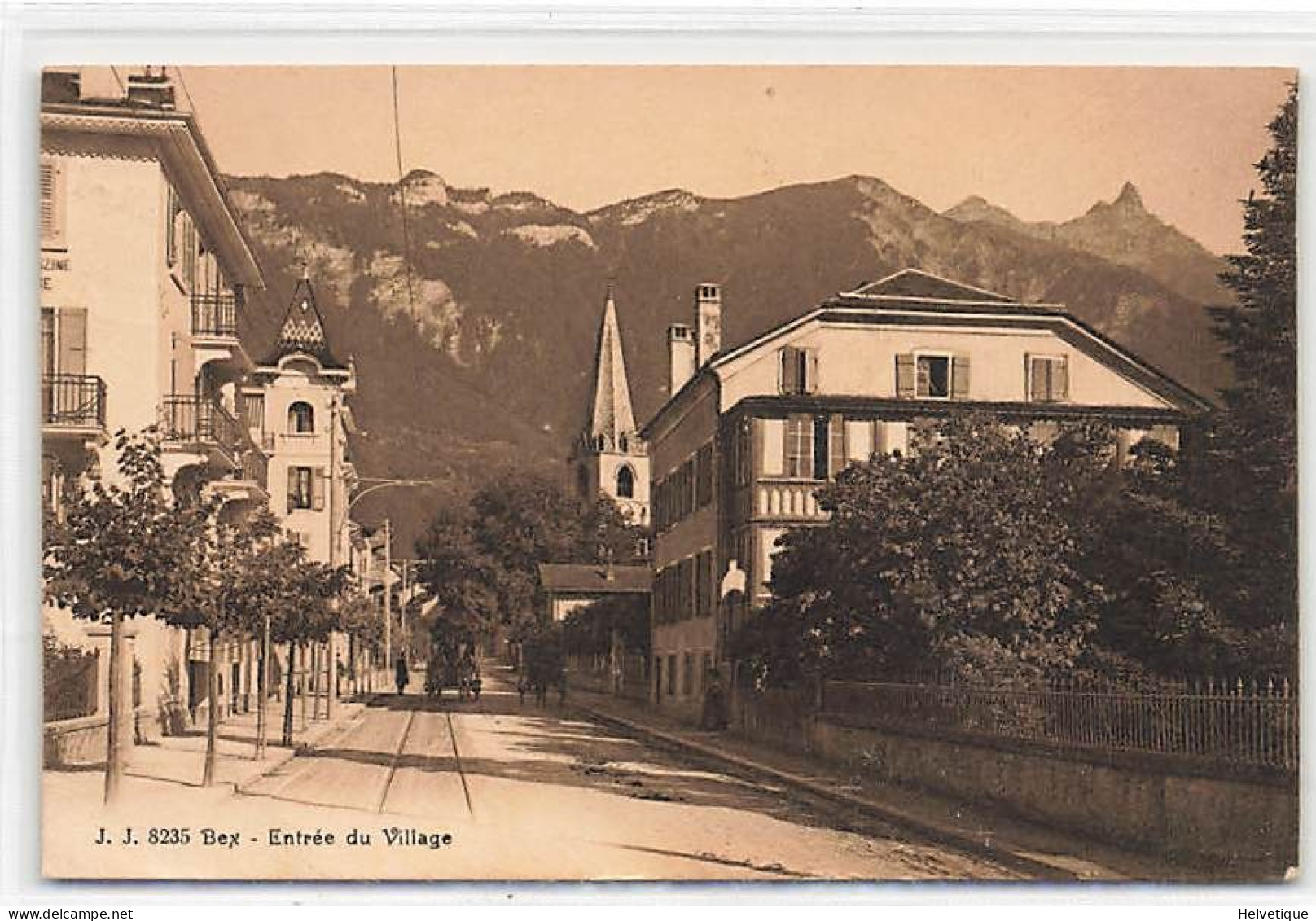 Bex Entrée Du Village  1917 - Bex