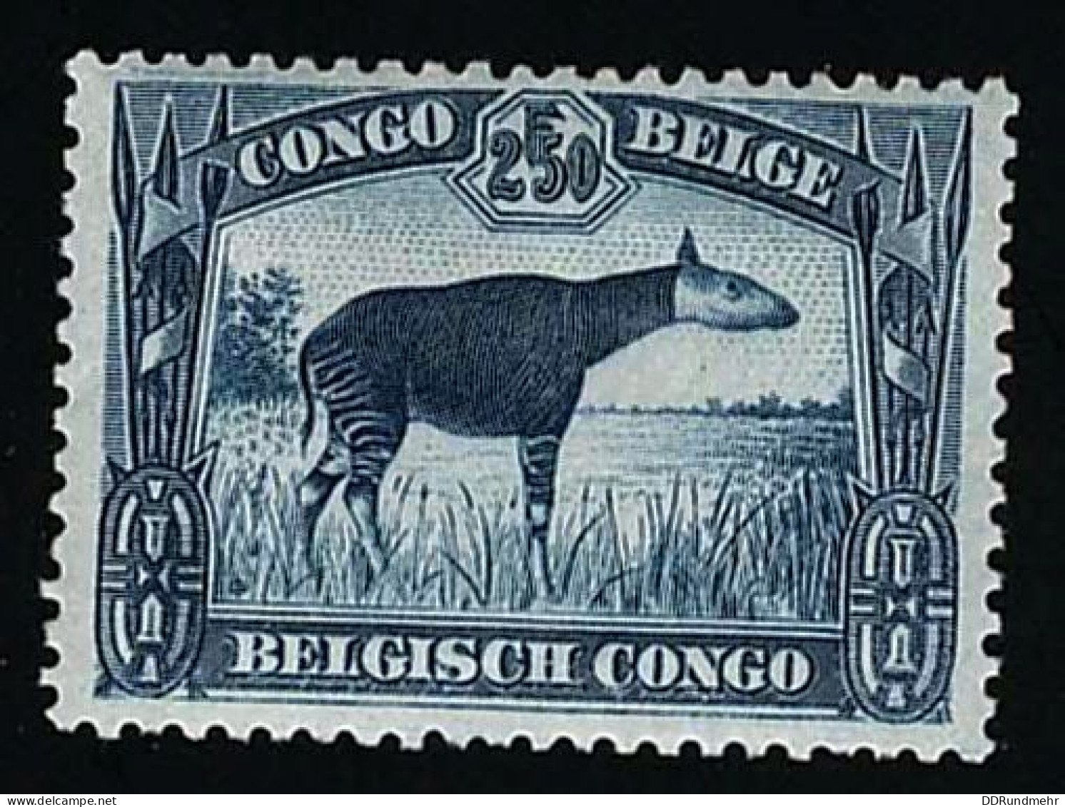 1937 Okapi  Michel BE-CD 172 Stamp Number BE-CD 151 Yvert Et Tellier BE-CD 178A Stanley Gibbons BE-CD 191a X MH - Neufs