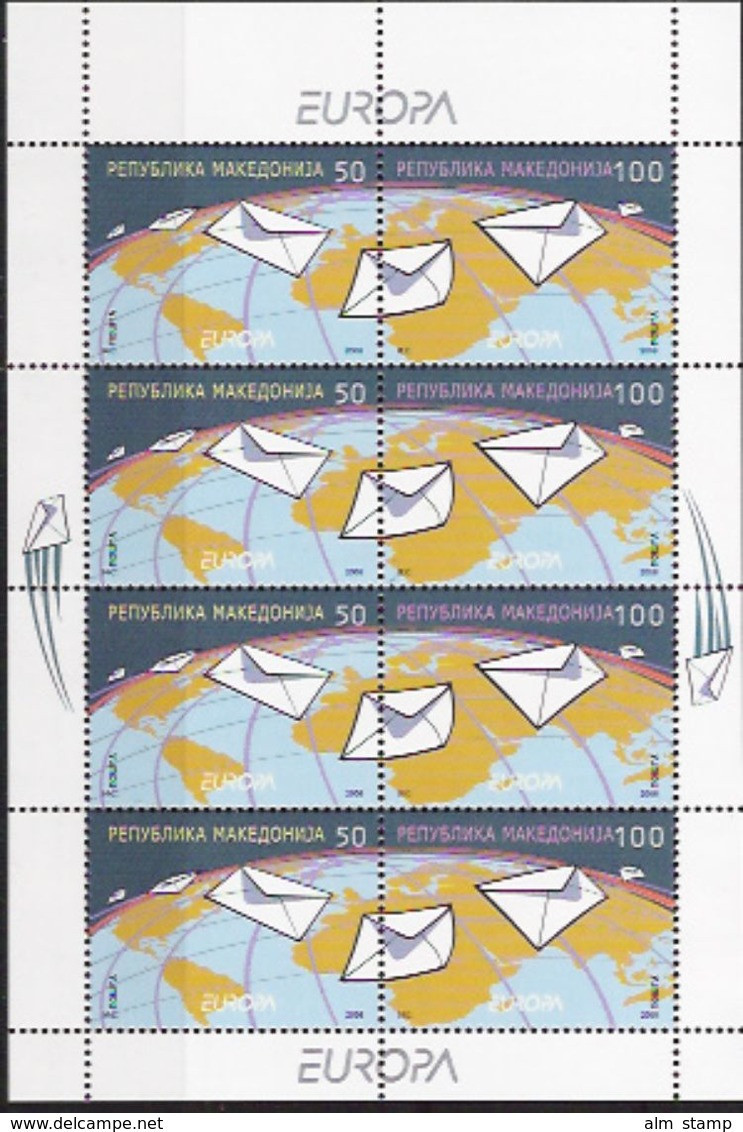 2008 Makedonien  Macedonien Sheet  Mi. 458-9 ** MNH  Europa - 2008