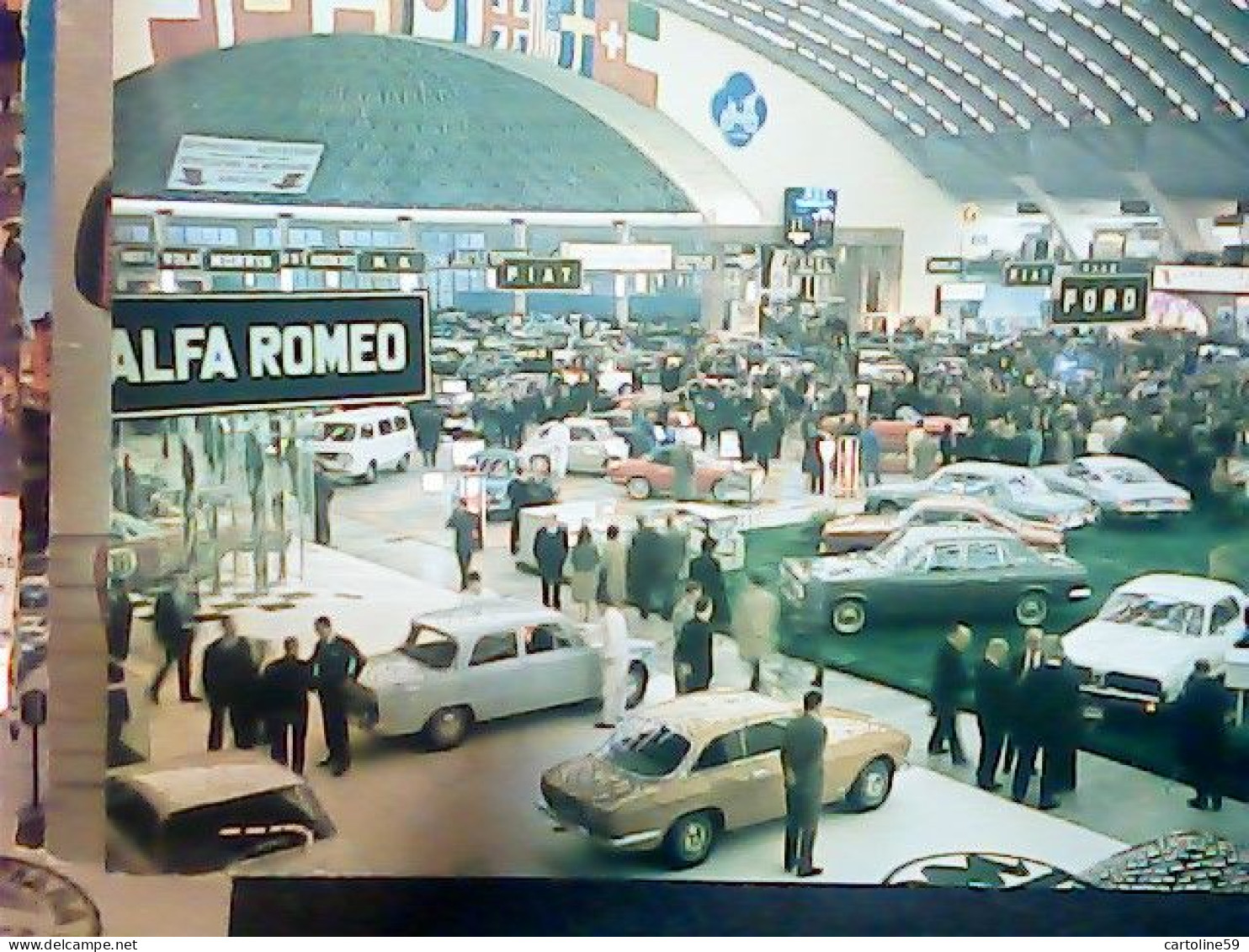 21 CARD Torino Citt STAZIONE VIALE FIAT SALONE AUTO  ARMERIA Ecc   VBN1963< JR5344 - Collezioni & Lotti