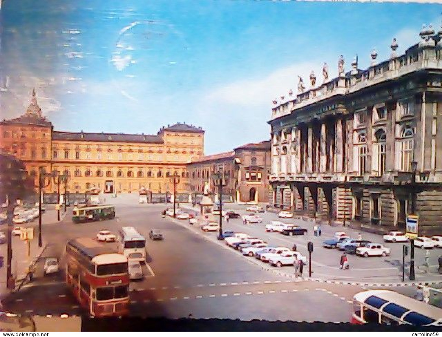 21 CARD torino citt STAZIONE VIALE FIAT SALONE AUTO  ARMERIA ecc   VBN1963< JR5344