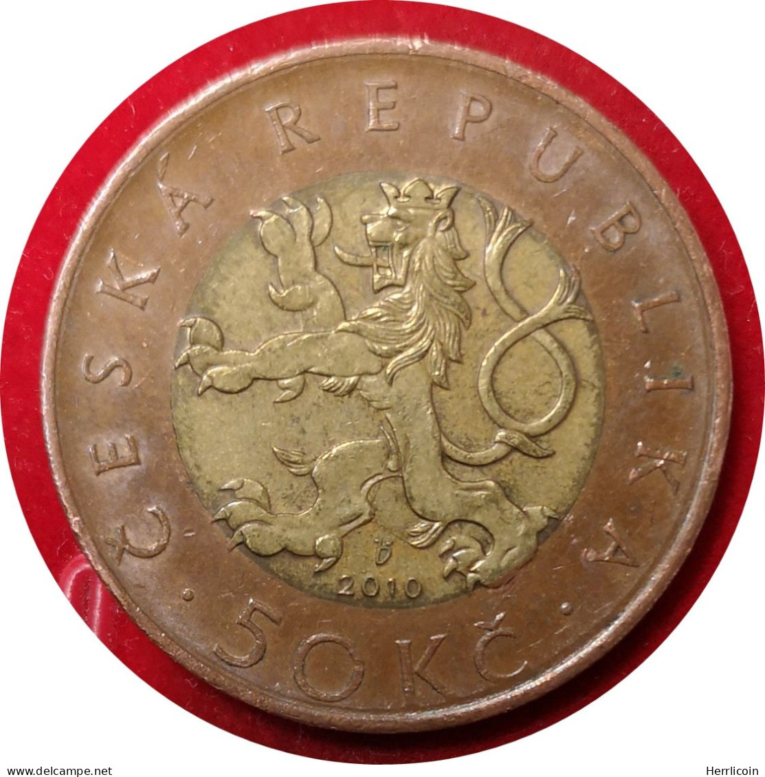 Monnaie  République Tchèque - 2010 - 50 Korun - Tchéquie