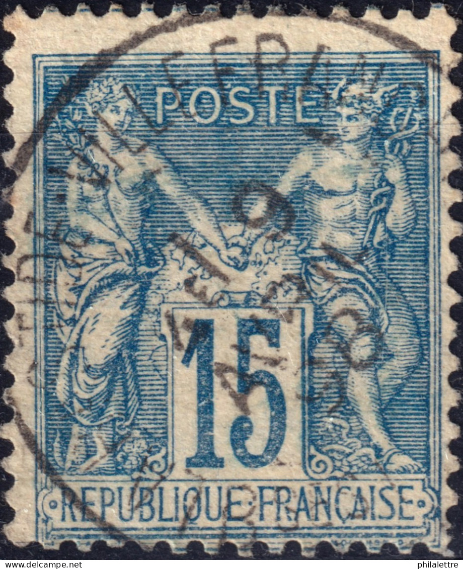 FRANCE - 1898 TàD T.A " LA BASTIDE-VILLEFRANCHE / Bses-PYRÉNÉES " Sur Yv.101 15c Sage T.II - TB - 1877-1920: Semi-Moderne