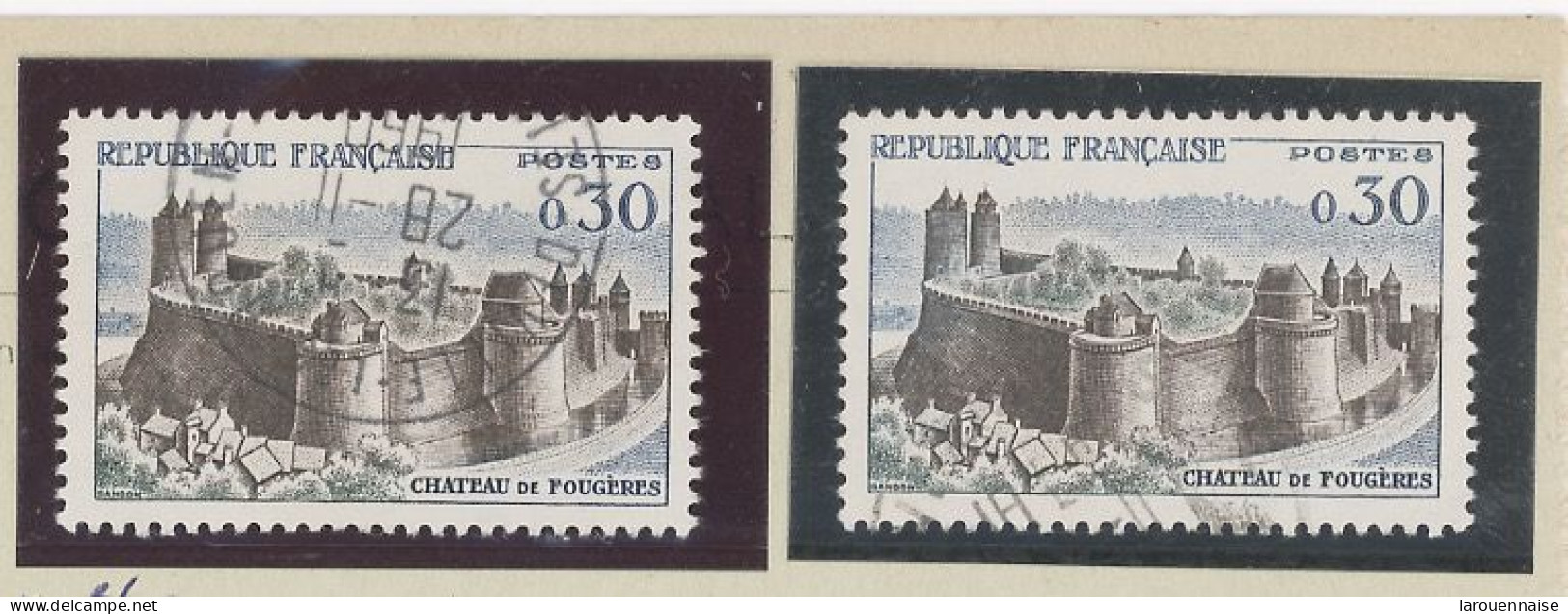 VARIÉTÉ - N° 1236 Obl - ARBRES GRIS À L'INTERIEUR DES REMPARTS ( Cérès N°1236b) - Used Stamps