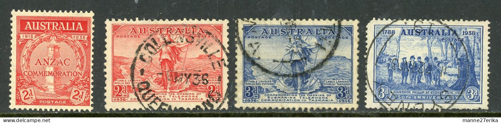 Australia MH And  USED 1935-37 - Gebraucht