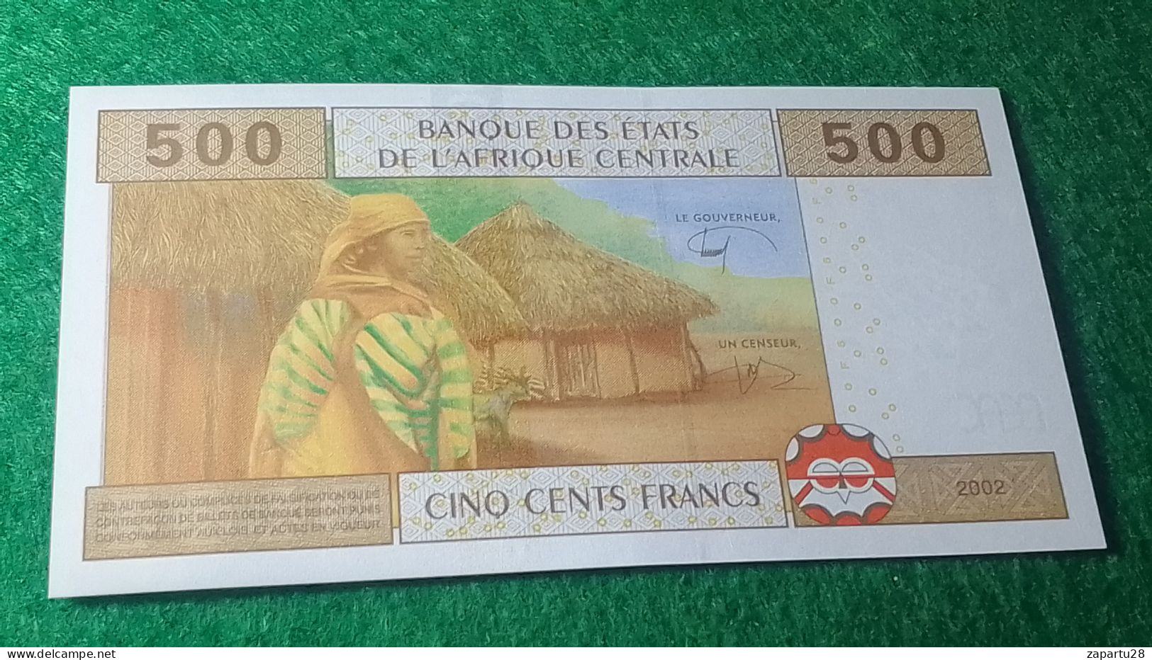 ORTA AFRİKA  EKVATOR GİNESİ-2000    500    FRANK       UNC - Central African States