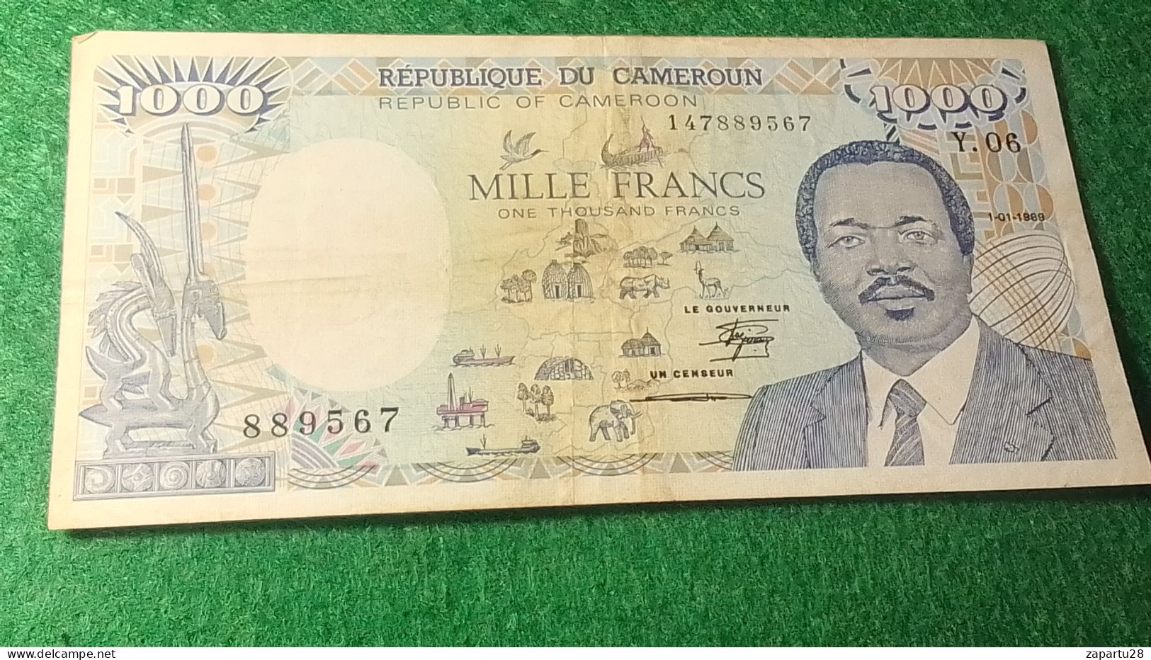 KAMERUN  İ-2000    1000    FRANK       XF - Camerun