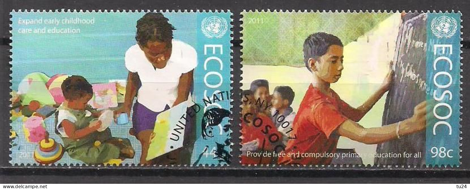 UNO  New York  (2011)  Mi.Nr.  1275 + 1276  Gest. / Used   (1he03) - Used Stamps