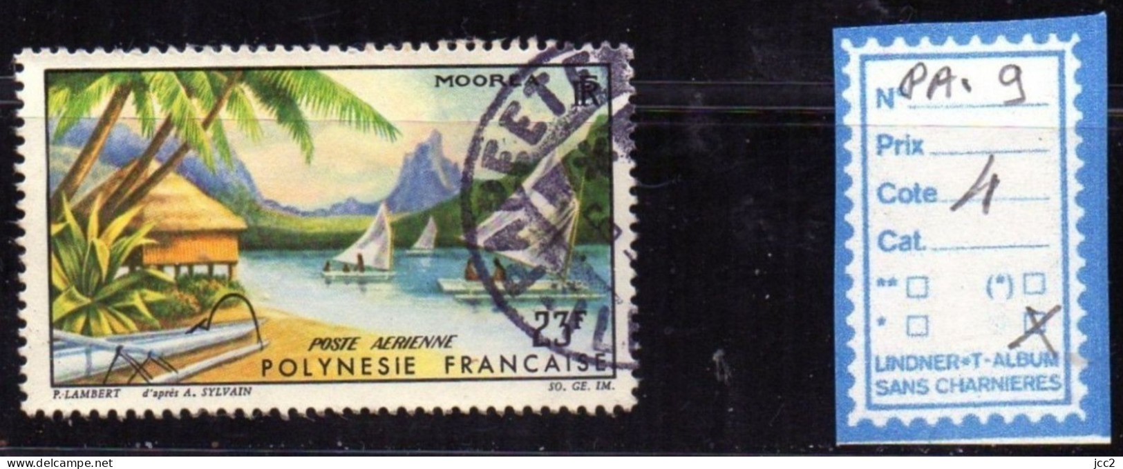 POLYNESIE - Oblitéré - PA  N° 9 - Used Stamps