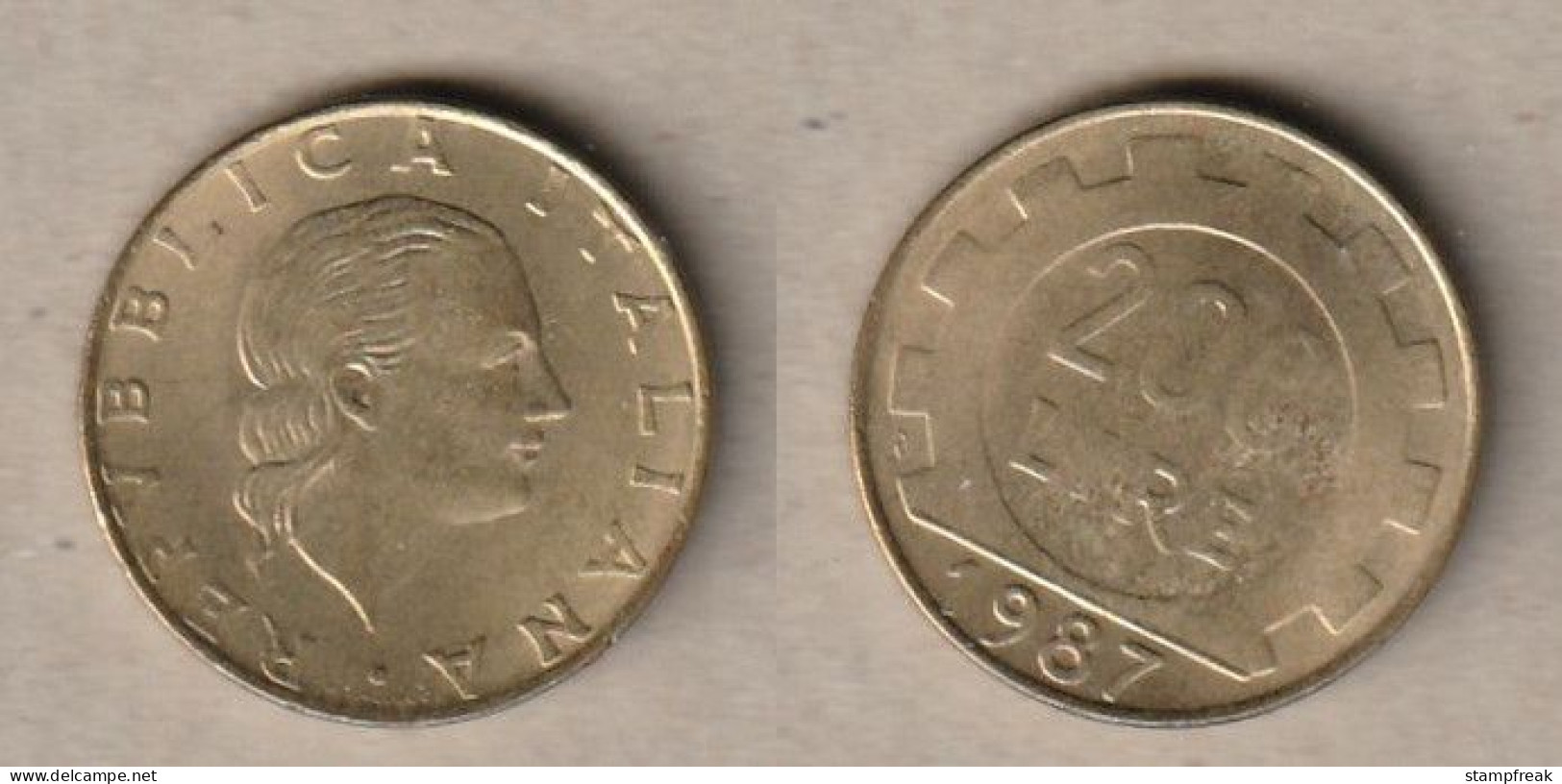 00516) Italien, 200 Lire 1987 - 200 Lire