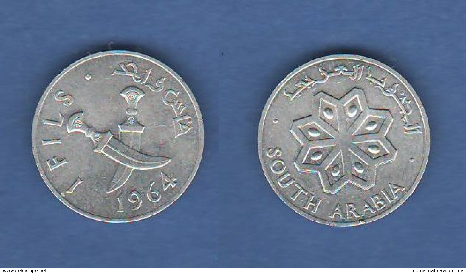 1 Fils South Arabia Aluminum Coin Arabia Del Sud - Autres – Asie