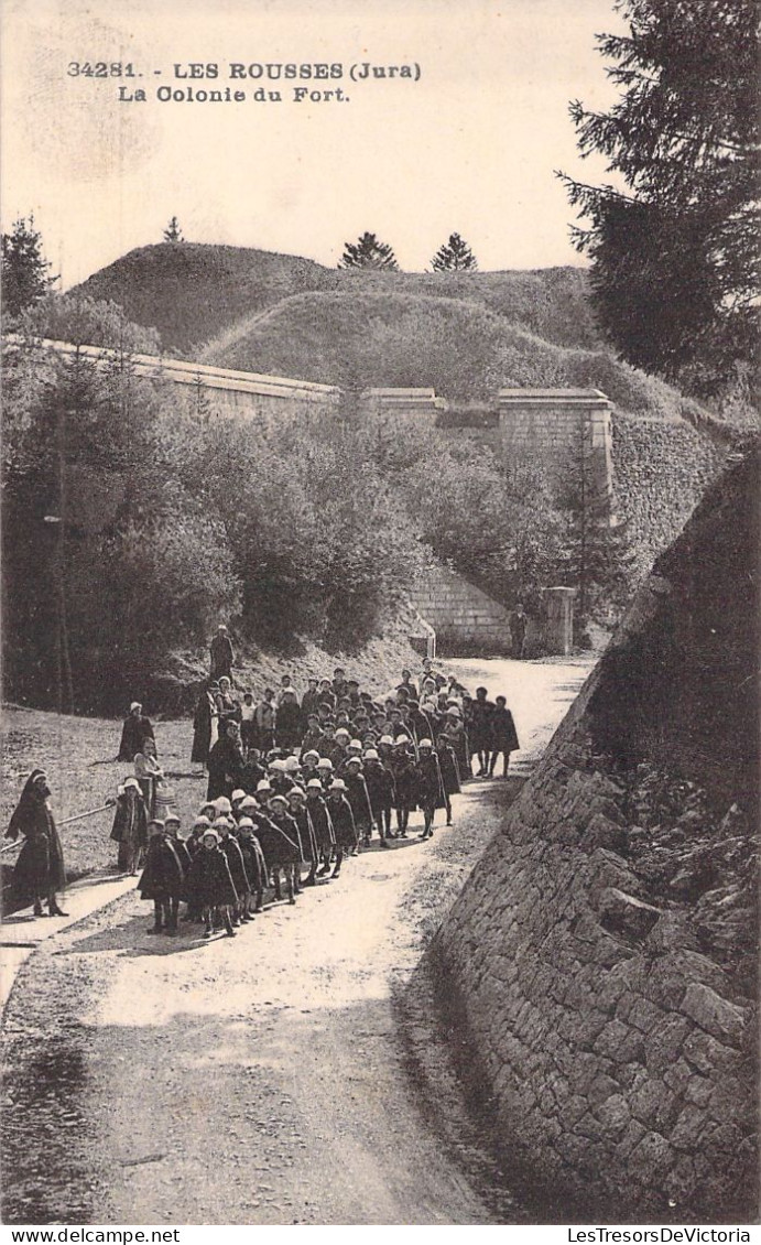 FRANCE - Les Rousses - La Colonie Du Fort - Animé - Carte Postale Ancienne - Otros & Sin Clasificación