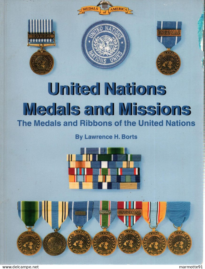 UNITED NATIONS MEDALS AND MISSIONS UN NATIONS UNIES MEDAILLE DECORATION CASQUES BLEUS - Otros & Sin Clasificación